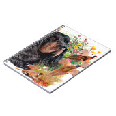 Gordon Setter, Duck Jager Tapestry Poster Throw Notitieboek (Linkerzijde)