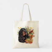 Gordon Setter, Duck Jager Tapestry Poster Throw Tote Bag (Achterkant)