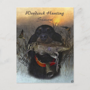 Gordon Setter Feestdagenkaart