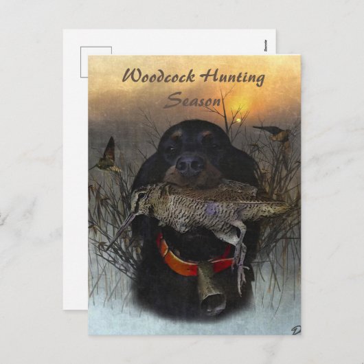 Gordon Setter Feestdagenkaart (Voorkant / Achterkant)