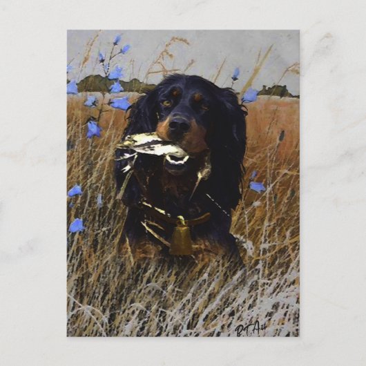 Gordon Setter Feestdagenkaart (Voorkant)