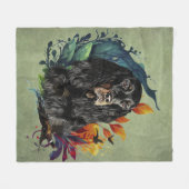 Gordon Setter Fleece Deken (Voorkant (Horizontaal))