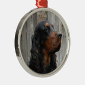 Gordon Setter Foto Ornament (Rechts)