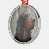Gordon Setter Foto Ornament (Links)