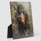 Gordon Setter  Fotoplaat (Zijkant)