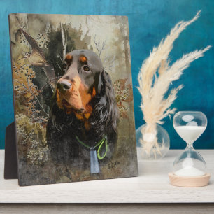 Gordon Setter Fotoplaat