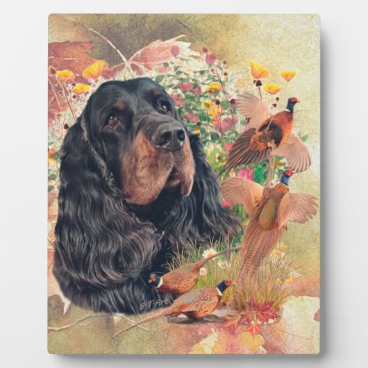 Gordon Setter Fotoplaat (Voorkant)