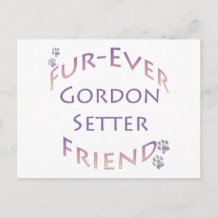 Gordon Setter Furever Briefkaart