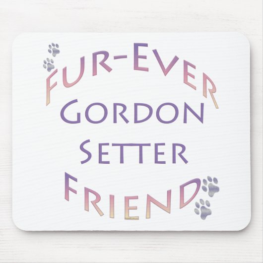 Gordon Setter Furever Muismat (Voorkant)