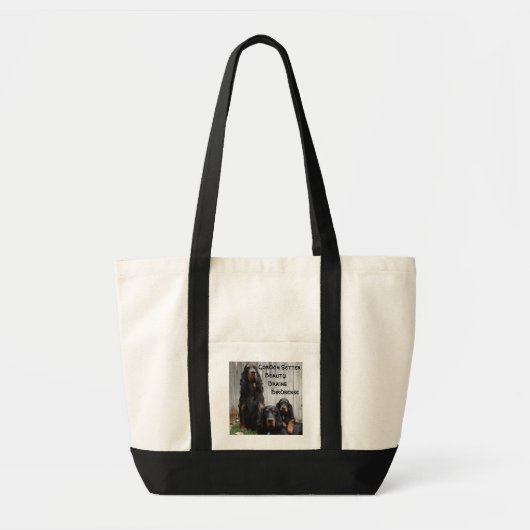Gordon Setter Generaties Boodschappentas Tote Bag (Voorkant)