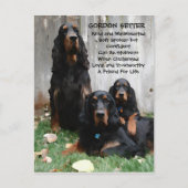 Gordon Setter Generations Painting Briefkaart (Voorkant)