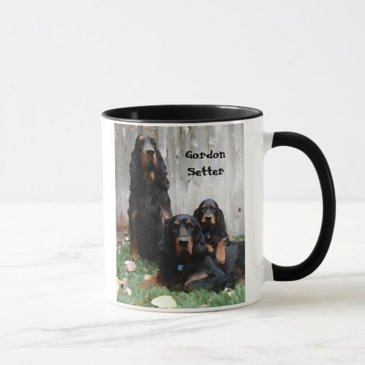 Gordon Setter Generations Painting Ceramic Mok (Rechts)