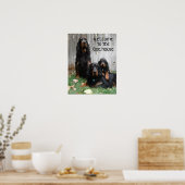Gordon Setter Generations Poster (Keuken)