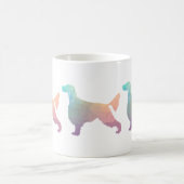 Gordon Setter Geometric Pattern Silhouette Pastel Koffiemok (Center)