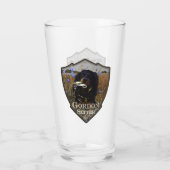 Gordon Setter Glas (Achterkant)