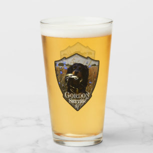 Gordon Setter Glas
