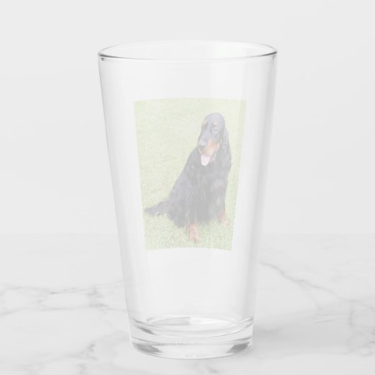gordon setter glas (Achterkant)