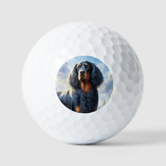 Gordon Setter Golfballen (Voorkant)