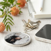 Gordon Setter Grunge Sleutelhanger (Zijkant)