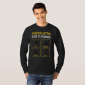 Gordon Setter Guide to training Dog Obedience T-shirt (Voorkant volledig)