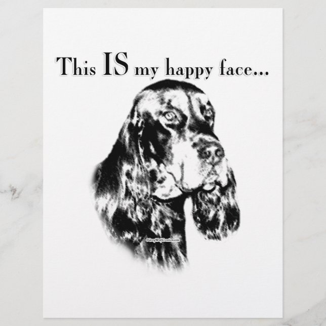 Gordon Setter Happy Face (Voorkant)