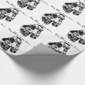 Gordon Setter Happy Face Cadeaupapier (Hoek)