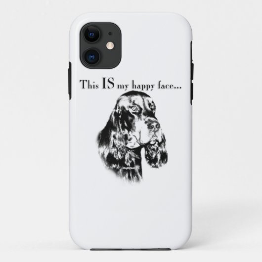Gordon Setter Happy Face Case-Mate iPhone Case (Achterkant)