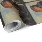 Gordon Setter Head Cadeaupapier (Rol Hoek)