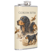 Gordon Setter Heupfles (Rechts)