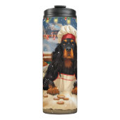Gordon Setter Holiday Baking: Feestelijke Kerst Thermosbeker (Voorkant)