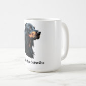 Gordon Setter Hond Maak Uw Eigen Aangepaste Tekst  Koffiemok (Voorkant rechts)