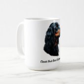 Gordon Setter Hond Maak Uw Eigen Aangepaste Tekst  Koffiemok (Voorkant links)