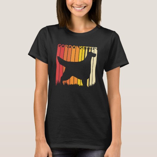 Gordon Setter-hond T-shirt (Voorkant)