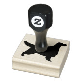 Gordon Setter Hondenras Silhouette Rubber Stamp Rubberstempel (Stempel)