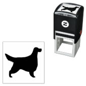 Gordon Setter Hondenras Silhouette Zelfinktende Stempel (In situ)