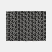 Gordon Setter Hondenras Silhouettes Pattern Fleece Deken (Voorkant (Horizontaal))
