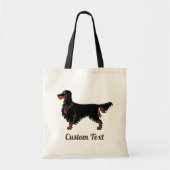 Gordon Setter Icon Canvas tas (Voorkant)