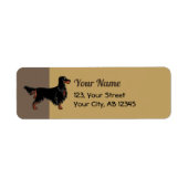Gordon Setter Icon Label (Voorkant)