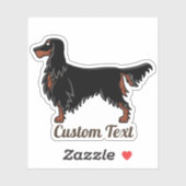 Gordon Setter Icon Sticker (Vel)