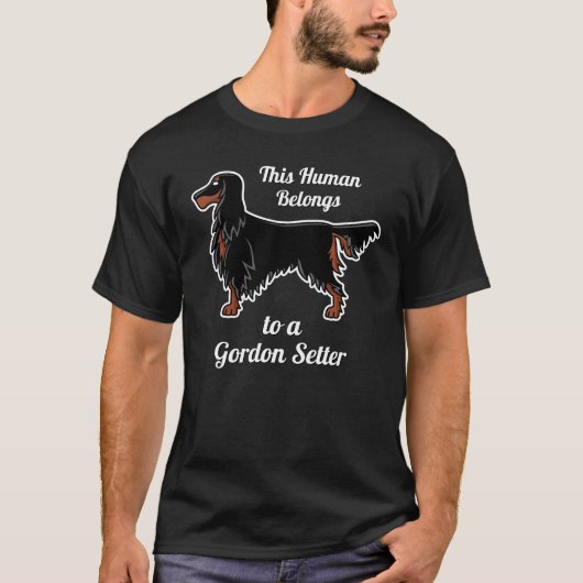 Gordon Setter Icon T-Shirt (Voorkant)