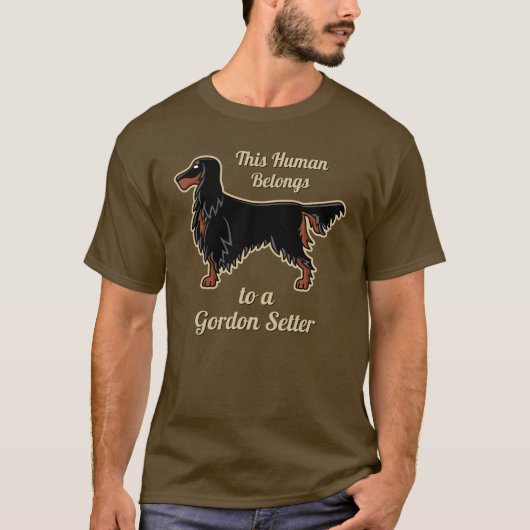 Gordon Setter Icon T-Shirt (Voorkant)