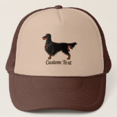 Gordon Setter Icon Trucker Hat Trucker Pet (Voorkant)