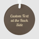 Gordon Setter Illustration Ornament (achterkant)