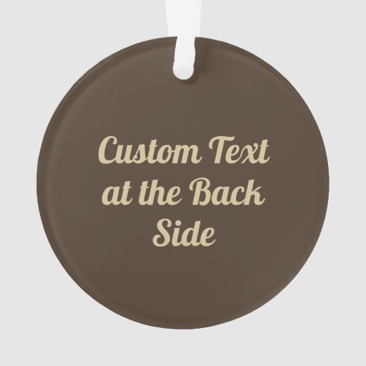 Gordon Setter Illustration Ornament (achterkant)