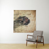 Gordon Setter , jacht op Duck Wandkleed (In Situ (horizontaal))