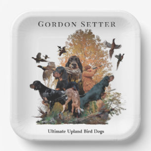 Gordon Setter, jachtseizoen Papieren Bordje