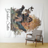 Gordon Setter, jachtseizoen Wandkleed (In Situ (horizontaal))