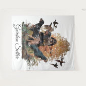 Gordon Setter, jachtseizoen Wandkleed (Voorkant (horizontaal))