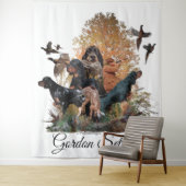 Gordon Setter, jachtseizoen Wandkleed (In situ)