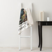 Gordon Setter, jachtseizoen Wood Wall Art Coffee Sherpa Deken (In situ)